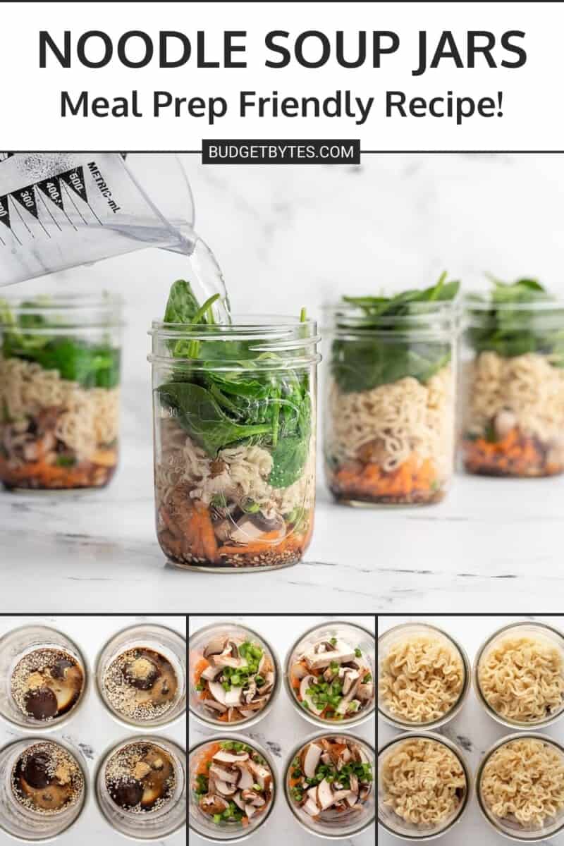 Mason Jar Soups (15 minute Meal Prep, No-Cook Soups)