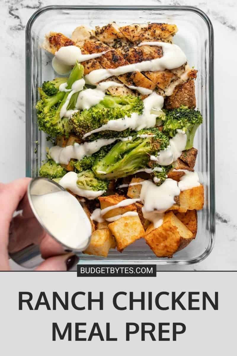 Ranch Chicken Meal Prep - Budget Bytes