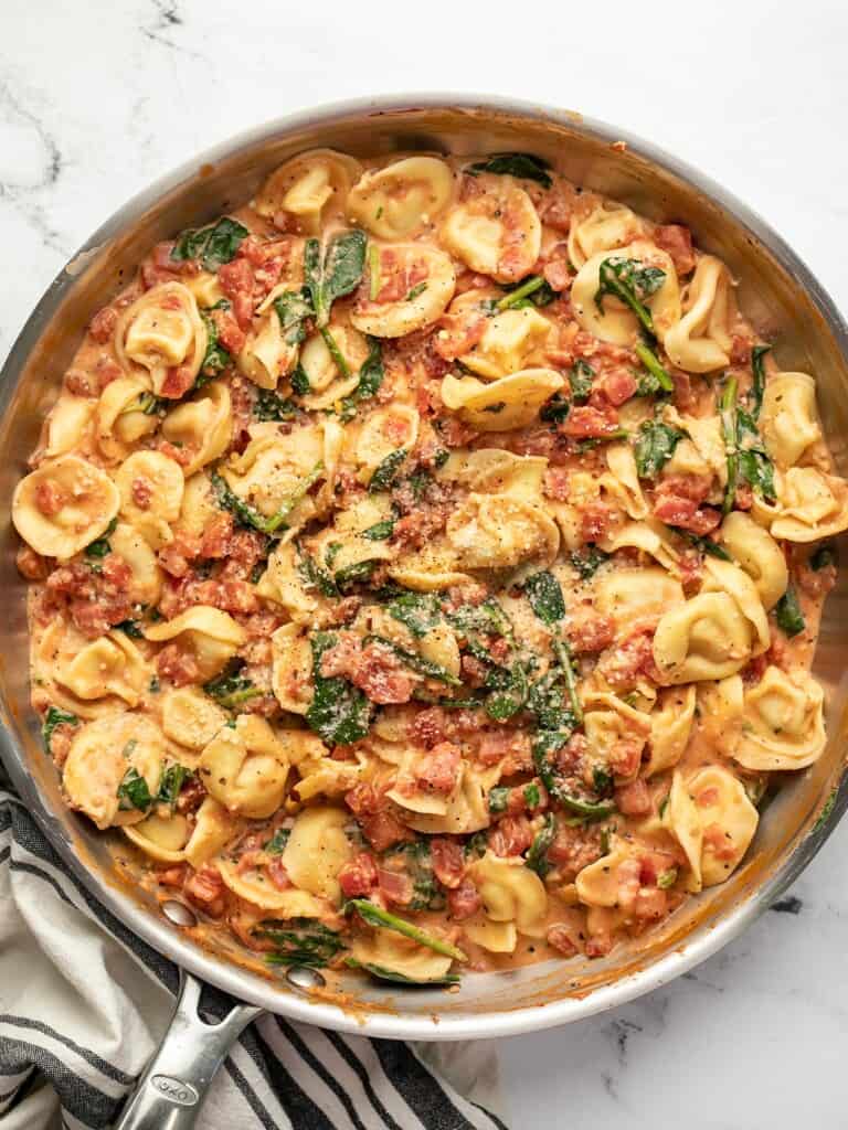 Spinach Tortellini Skillet - Budget Bytes