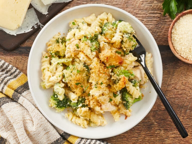 Chicken Alfredo Bake Budget Bytes