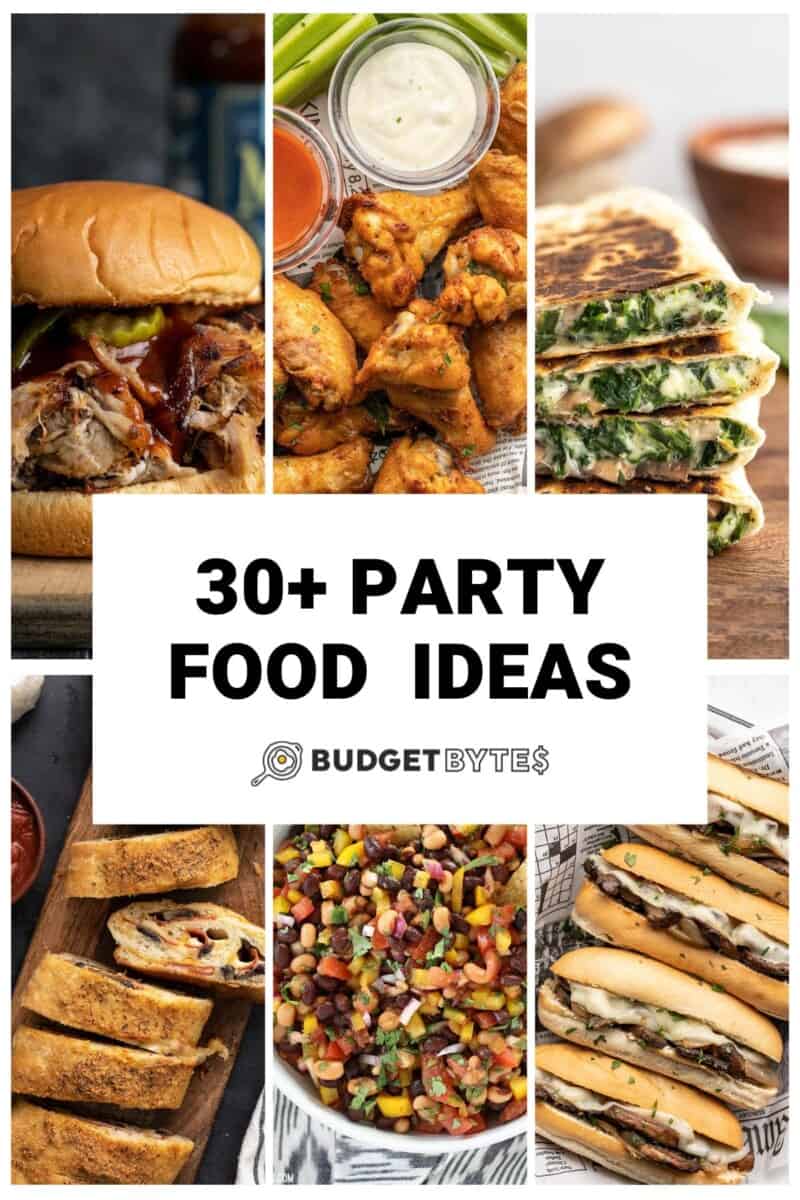 Budget-friendly party food ideas
