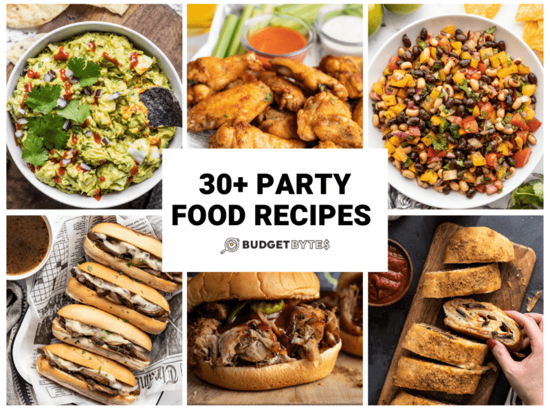 30 Party Food Recipes