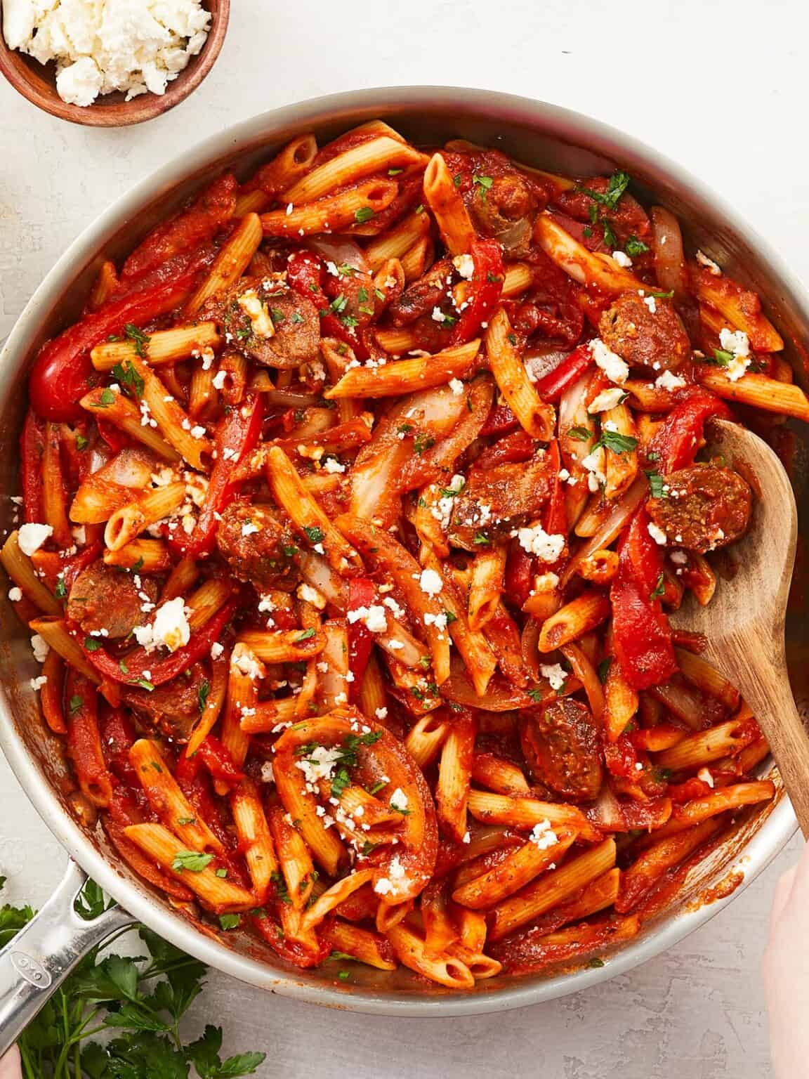 Pasta with Sausage and Peppers - Budget Bytes