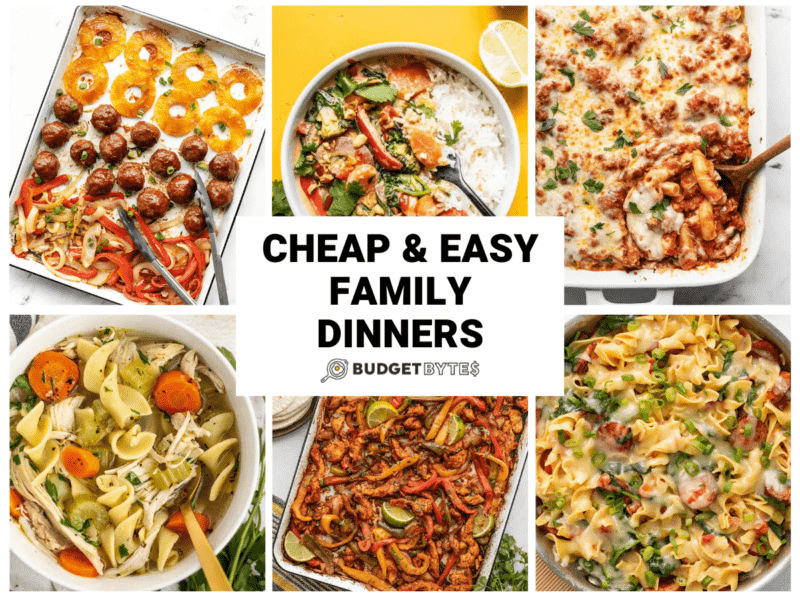 Cheap And Easy Family Dinners