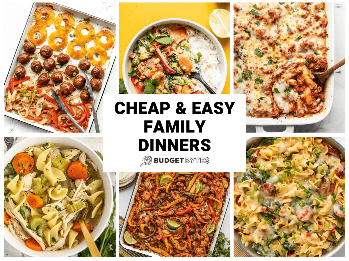20 Cheap & Easy Family Dinners