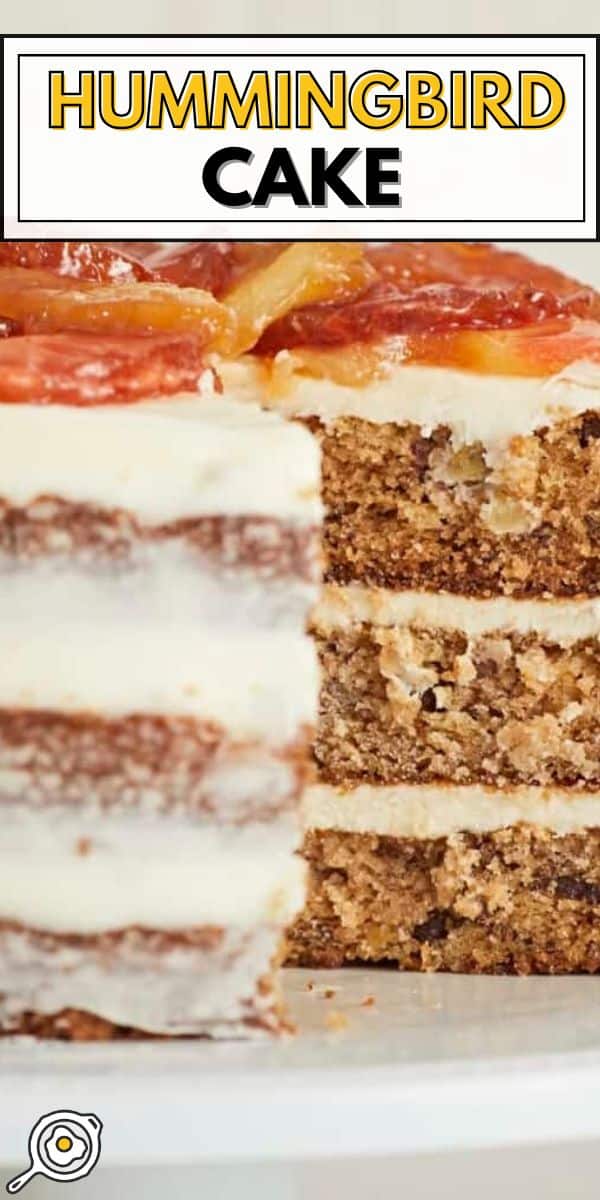 Hummingbird Cake pin image