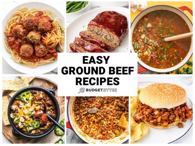 Easy Ground Beef Recipes - Budget Bytes