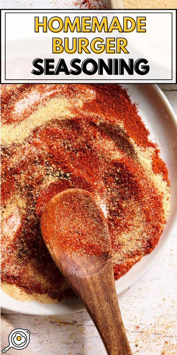 homemade burger seasoning pin image