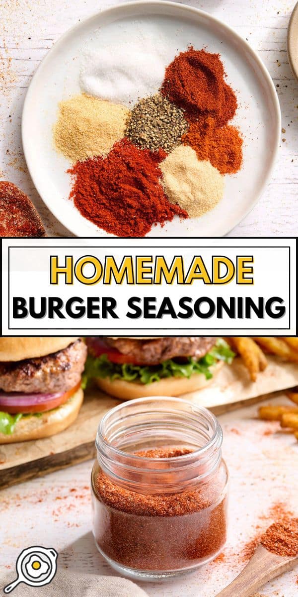 homemade burger seasoning pin image