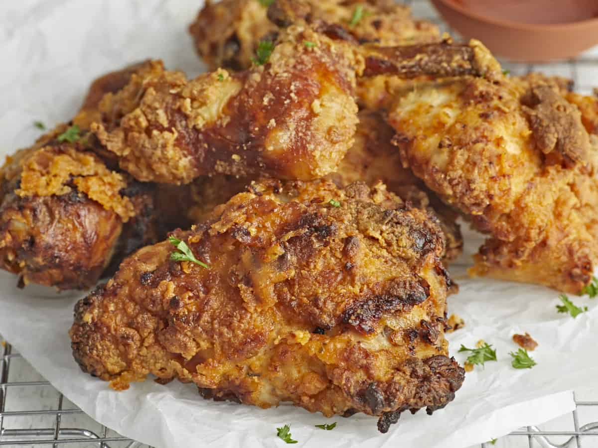 BEST Air Fryer Fried Chicken - Crispy and Delicious! - Kristine's