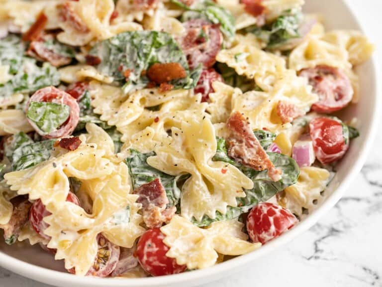 BLT Pasta Salad Budget Bytes