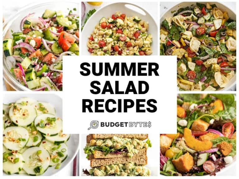 Summer Salad Recipes Budget Bytes