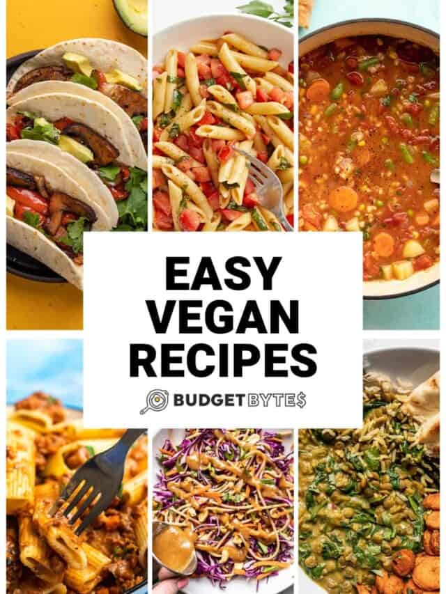 Easy Vegan Recipes - Budget Bytes