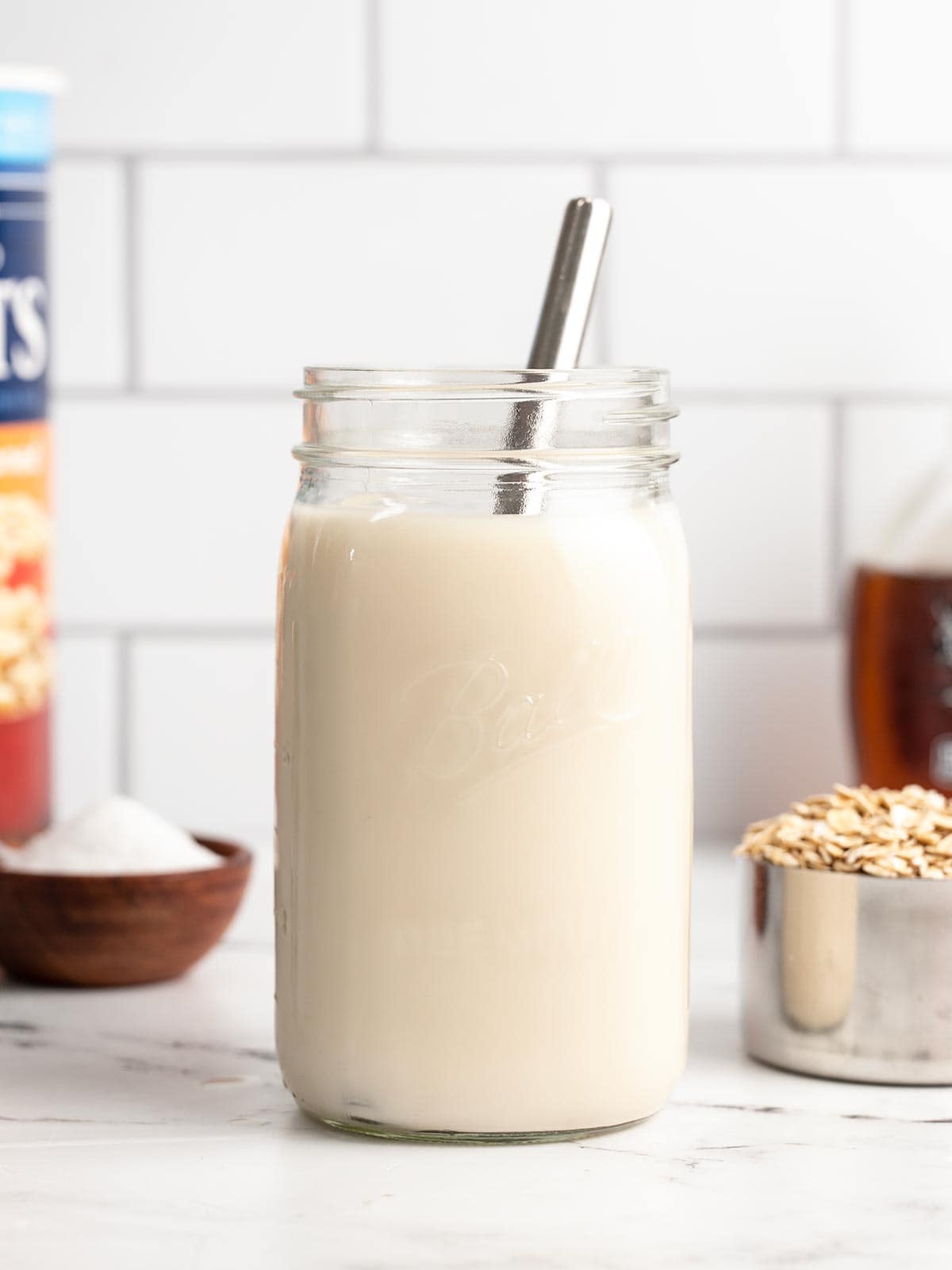 Refreshing Milk Jug with Creamy White Texture