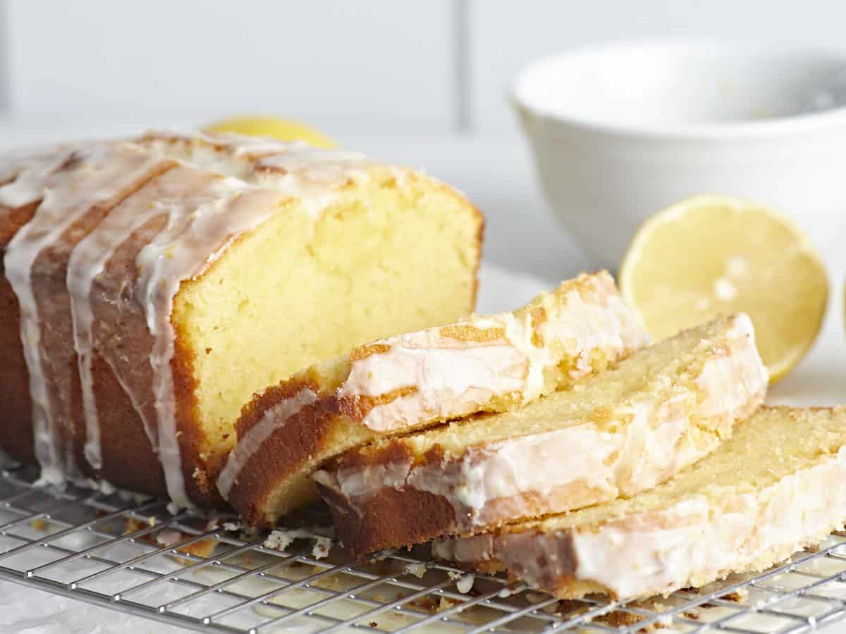 Mini Iced Lemon Pound Cake Loaves - Lovely Little Kitchen