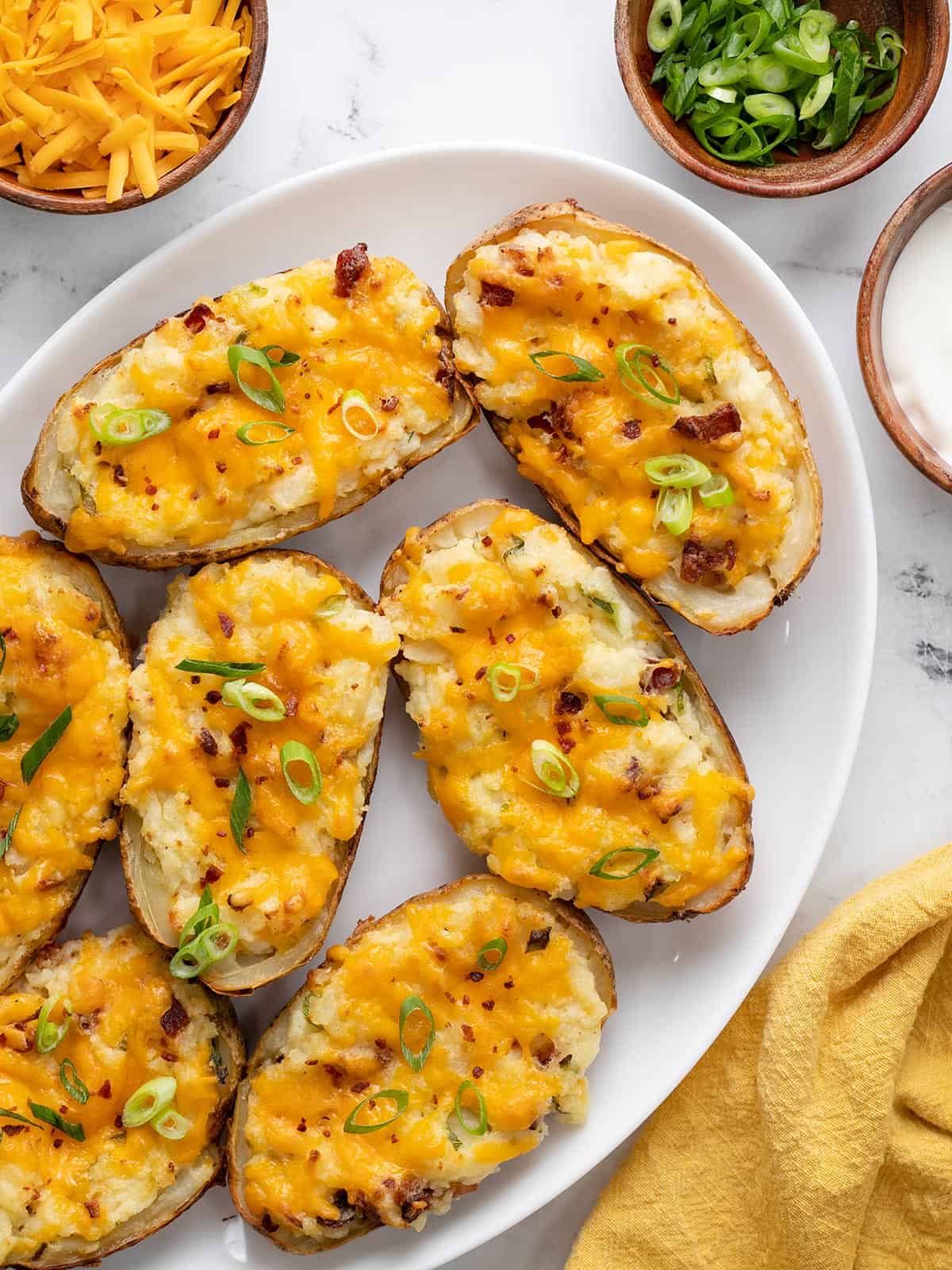 Mini Loaded Twice Baked Potatoes