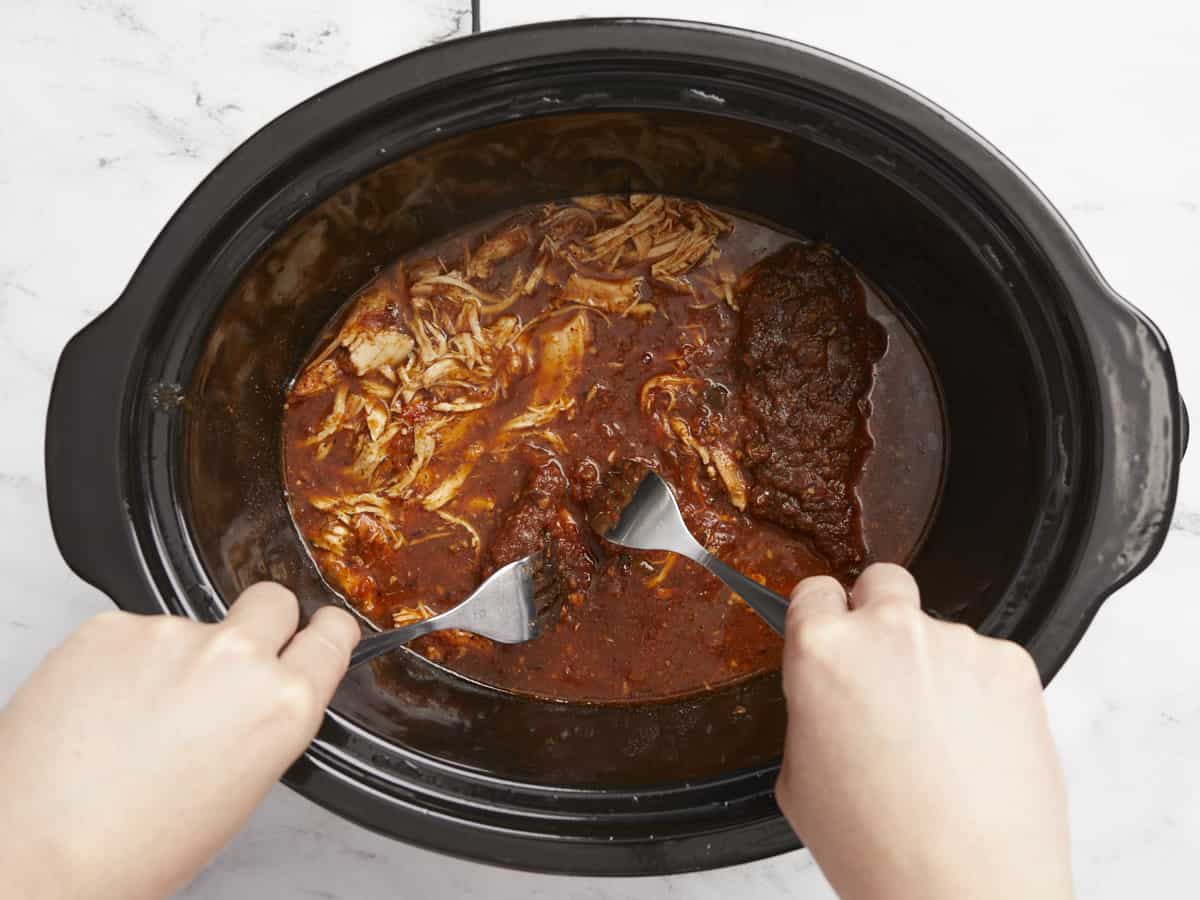 Slow Cooker Buffalo Chicken - Budget Bytes