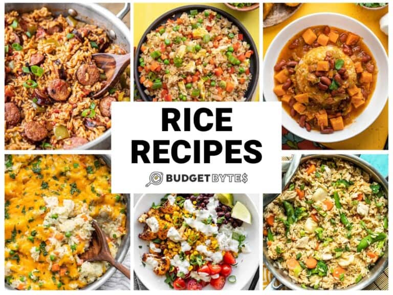 Rice Recipes Budget Bytes