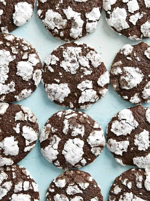 Chocolate Crinkle Cookies - Budget Bytes