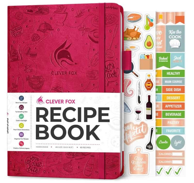 Product image for recipe journal.