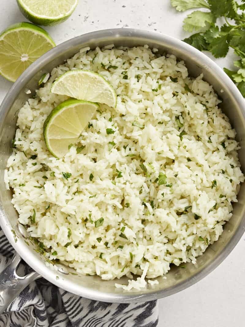 BEST Seasoned Rice Recipe {How To Season Rice VIDEO} - Key To My Lime