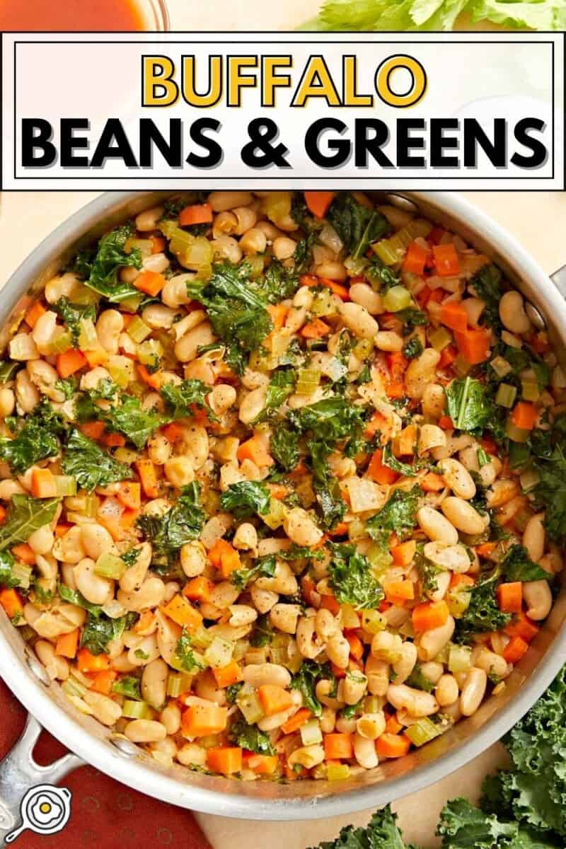 buffalo beans and greens pin.