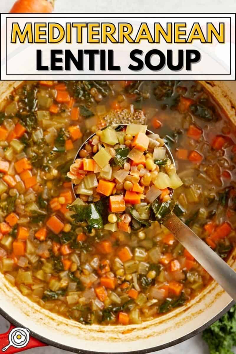 Mediterranean lentil soup.