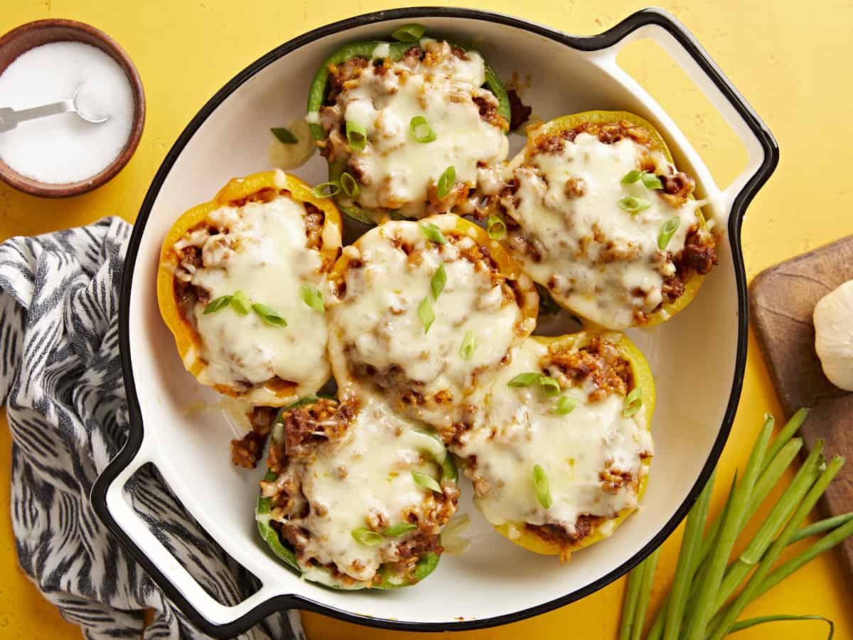 Chorizo Stuffed Bell Peppers