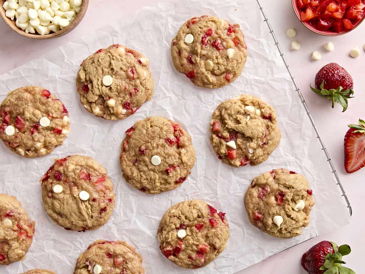 Strawberry Cookies