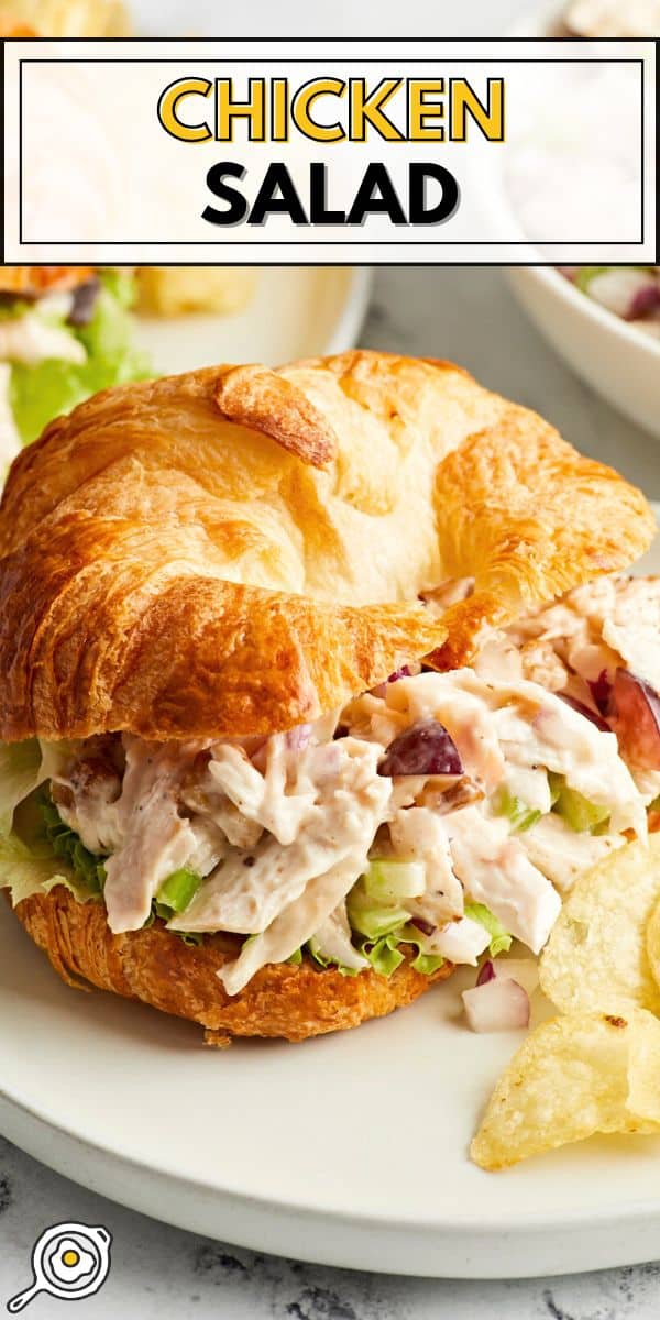 chicken salad pin image