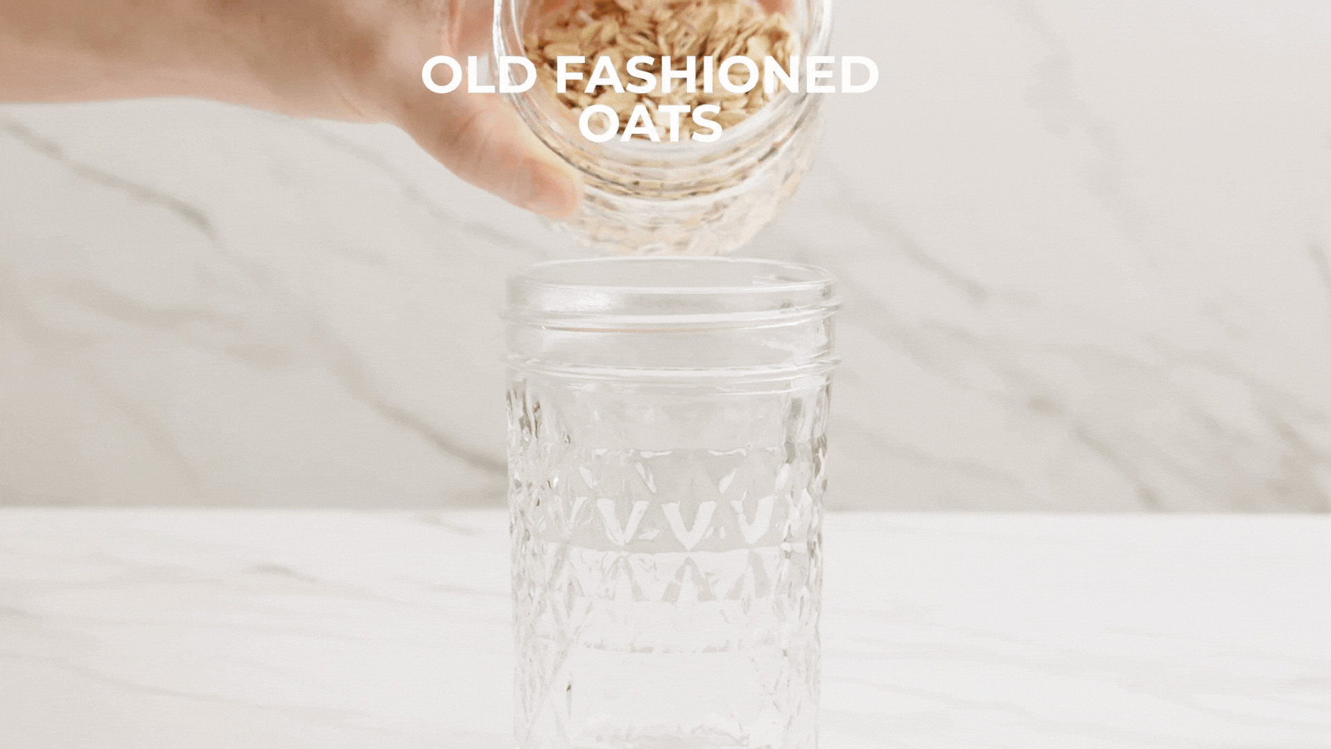 adding cinnamon, salty, and chia seeds to make overnight oats