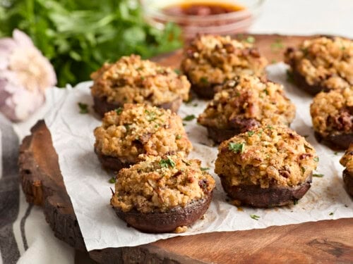 Easy Stuffed Mushrooms - Budget Bytes