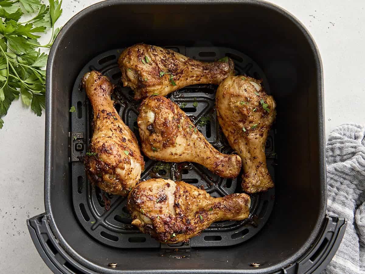 Crispy, Juicy Air Fryer Chicken Drumsticks in Half the Time
