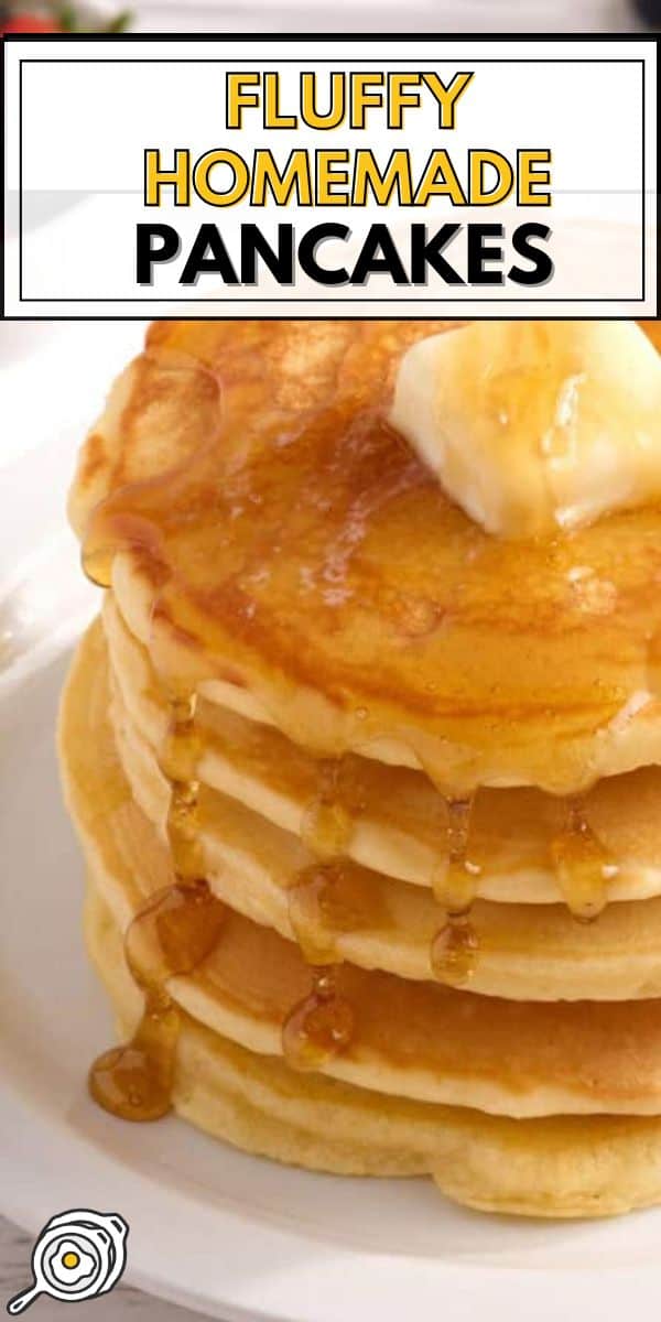 Homemade Pancakes pin image