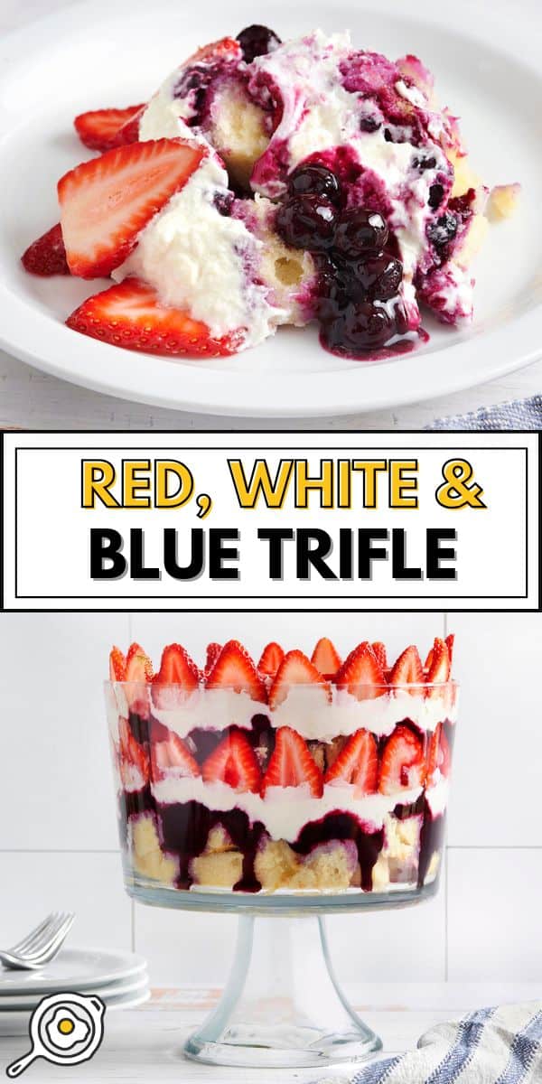 red white and blue trifle pin image