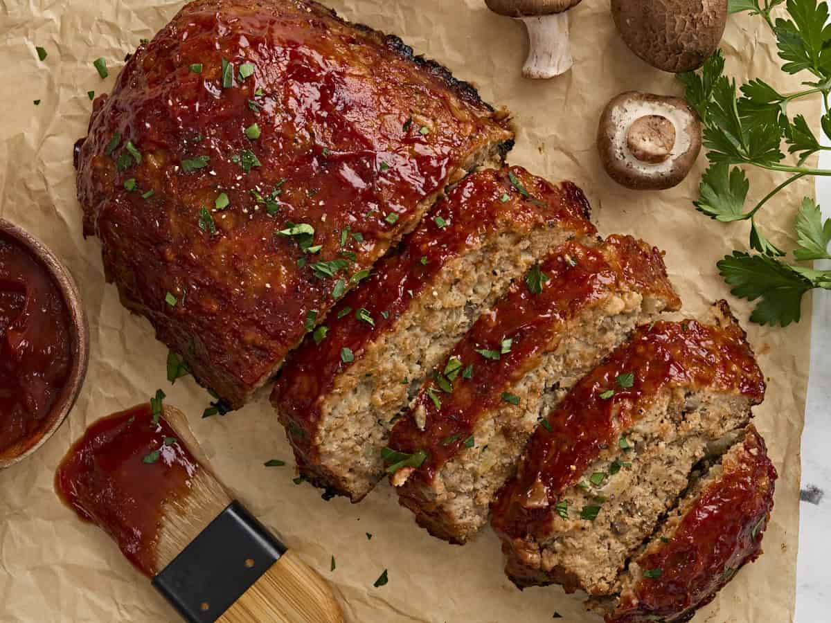Turkey Mushroom Meatloaf