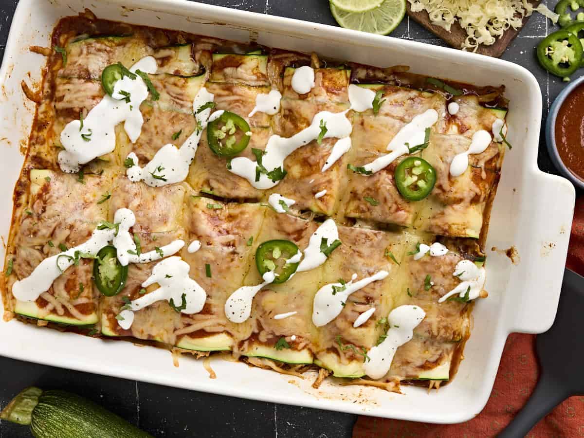 Zucchini Enchiladas