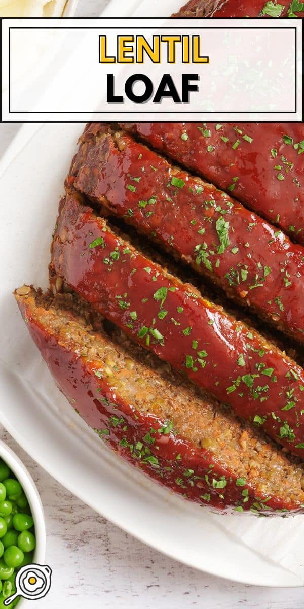 lentil loaf pin image