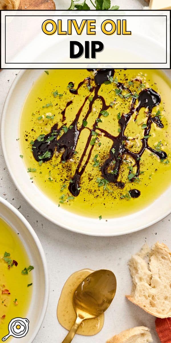 olive oil dip pin image
