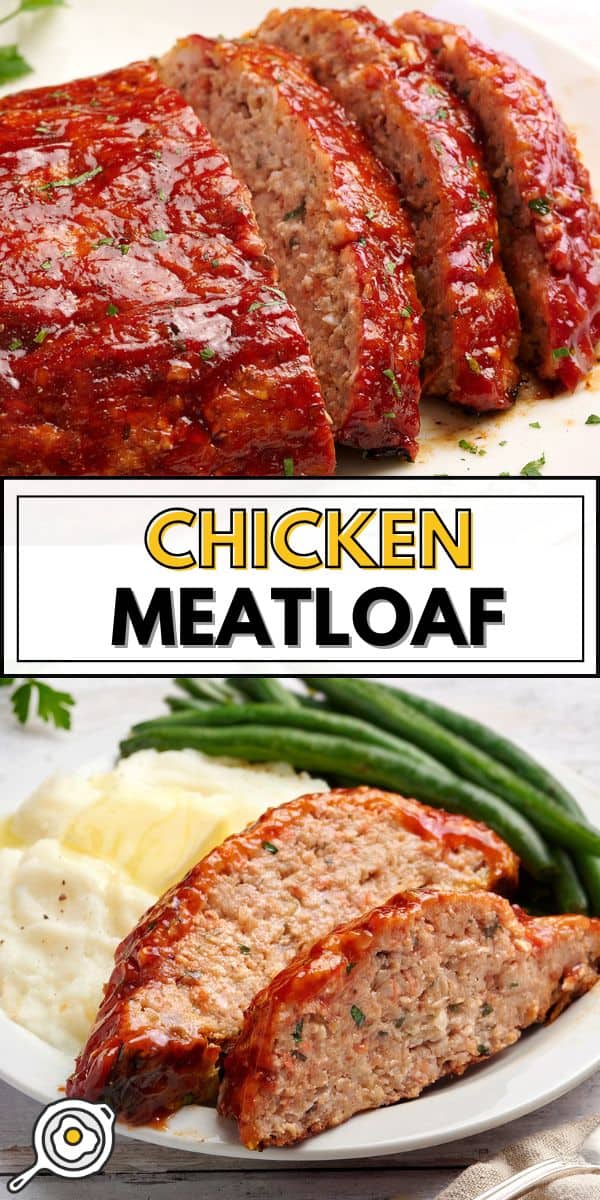 chicken meatloaf pin image