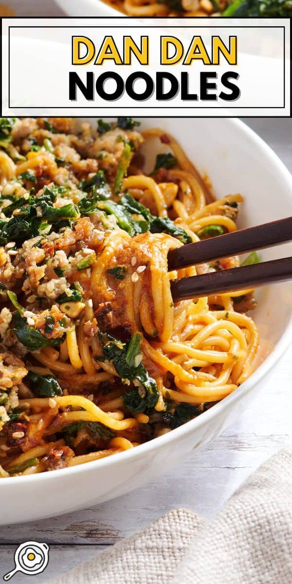 dan dan noodles pin image