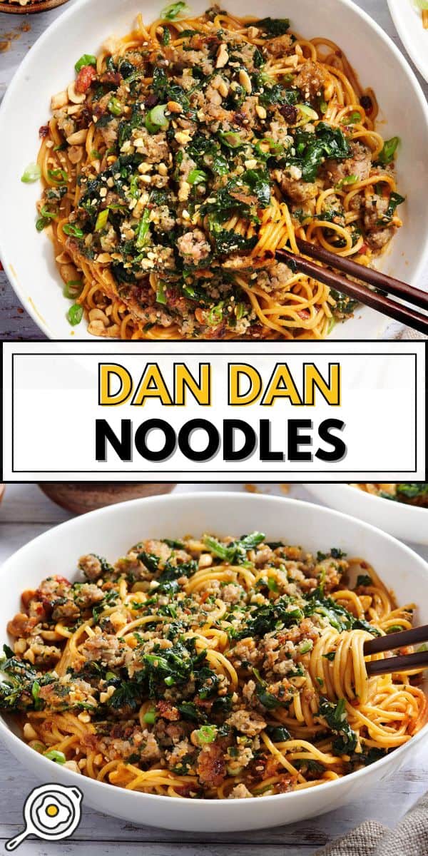 dan dan noodles pin image