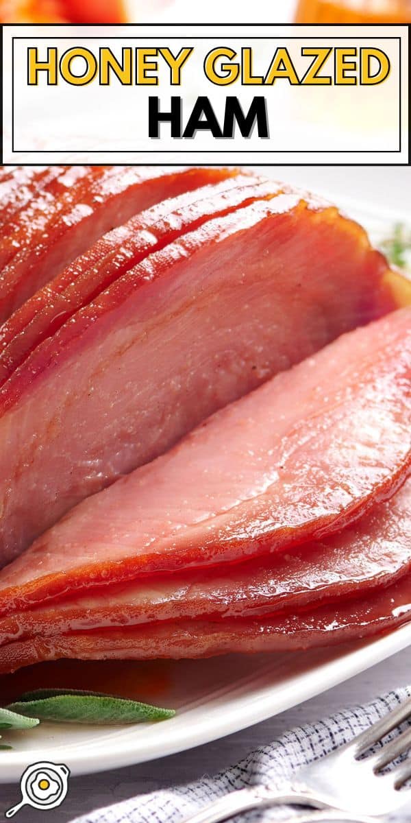 honey glazed ham pin image