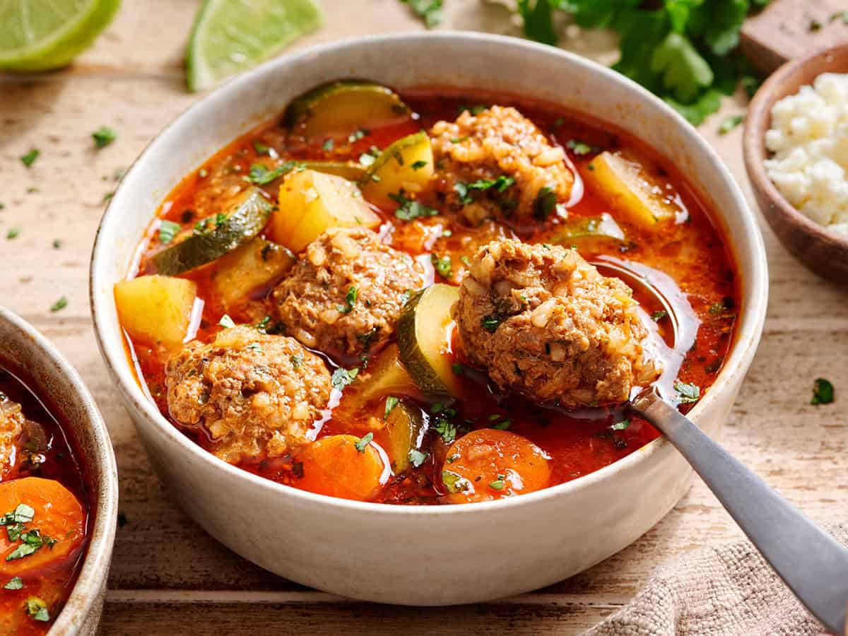 Mexican Meatball Soup (Albóndigas Soup)