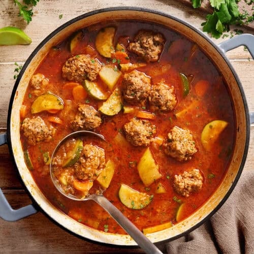 Mexican Meatball Soup (Albóndigas Soup)