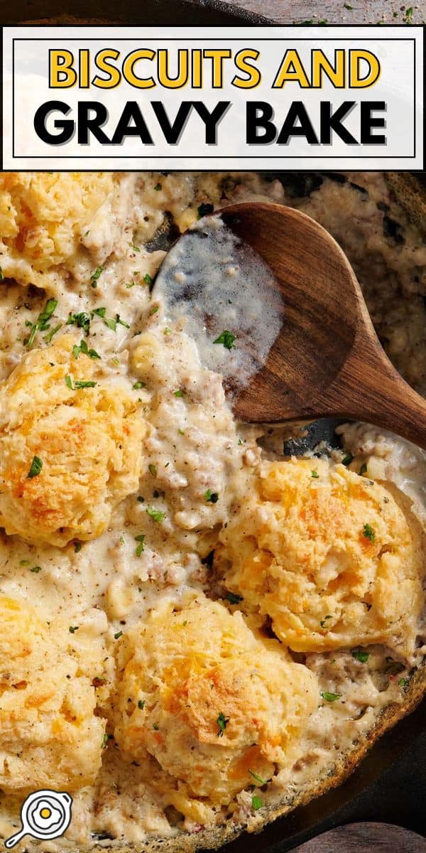 biscuits and gravy bake pin image