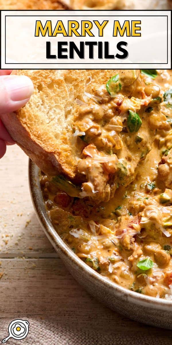 marry me lentils pin image