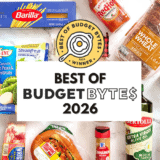 best of Budget Bytes image with featured brands