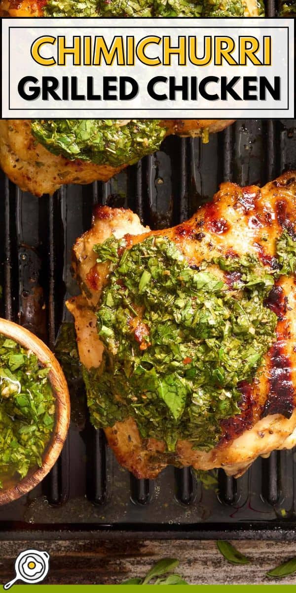 Chimichurri Grilled Chicken pin image