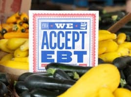 We accept EBT sign
